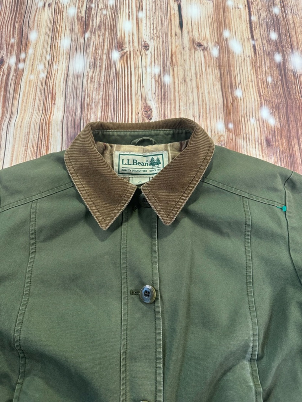 Vintage LL Bean Adirondack Barn Women’s Jacket  (Flannel-Lined) Size Small - Picture 13 of 16